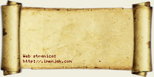 Živka Rakovac vizit kartica